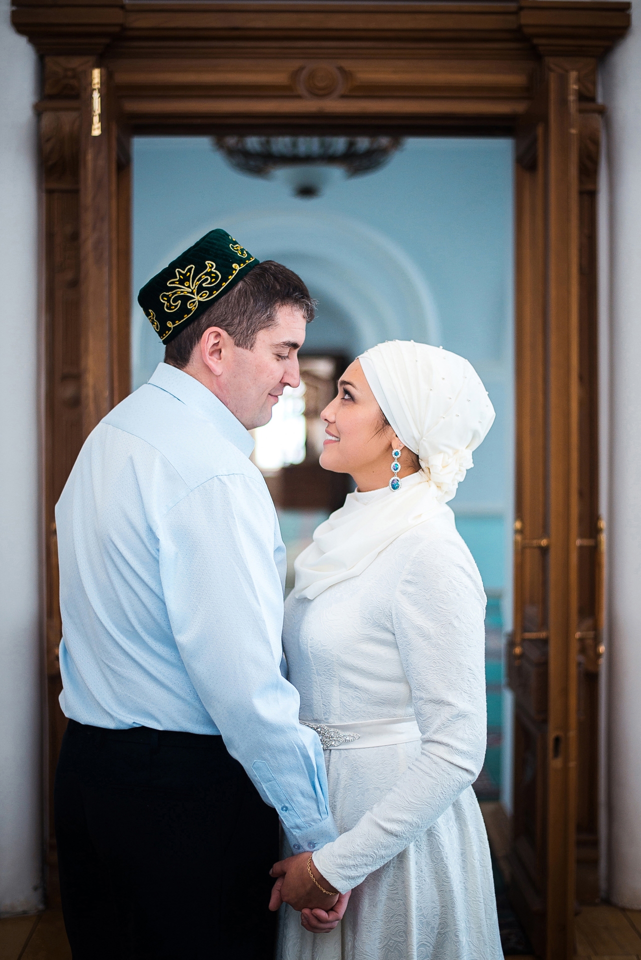 Мусульманская свадьба в мечети